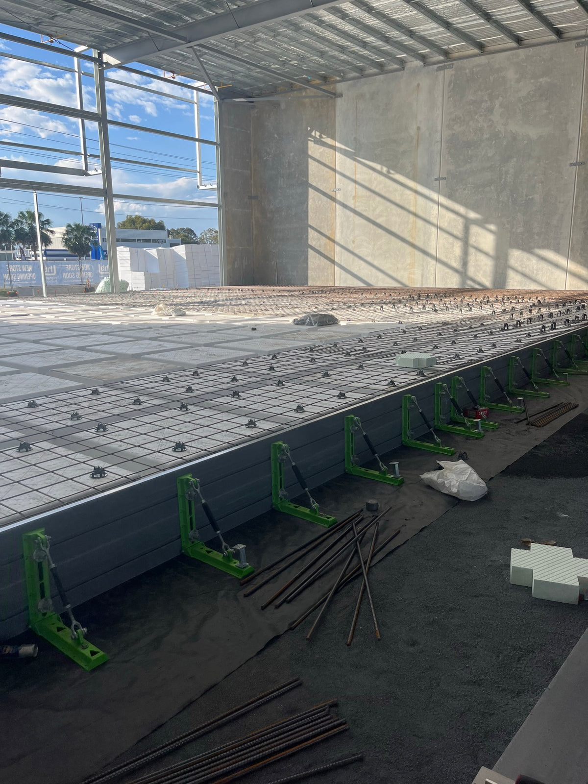 about site warehouse slab