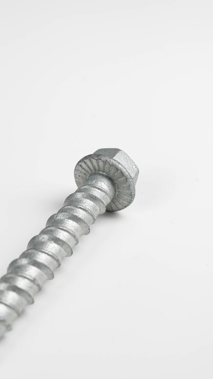 EdgePro FixEdge Concrete Bolt M12, flanged head detail
