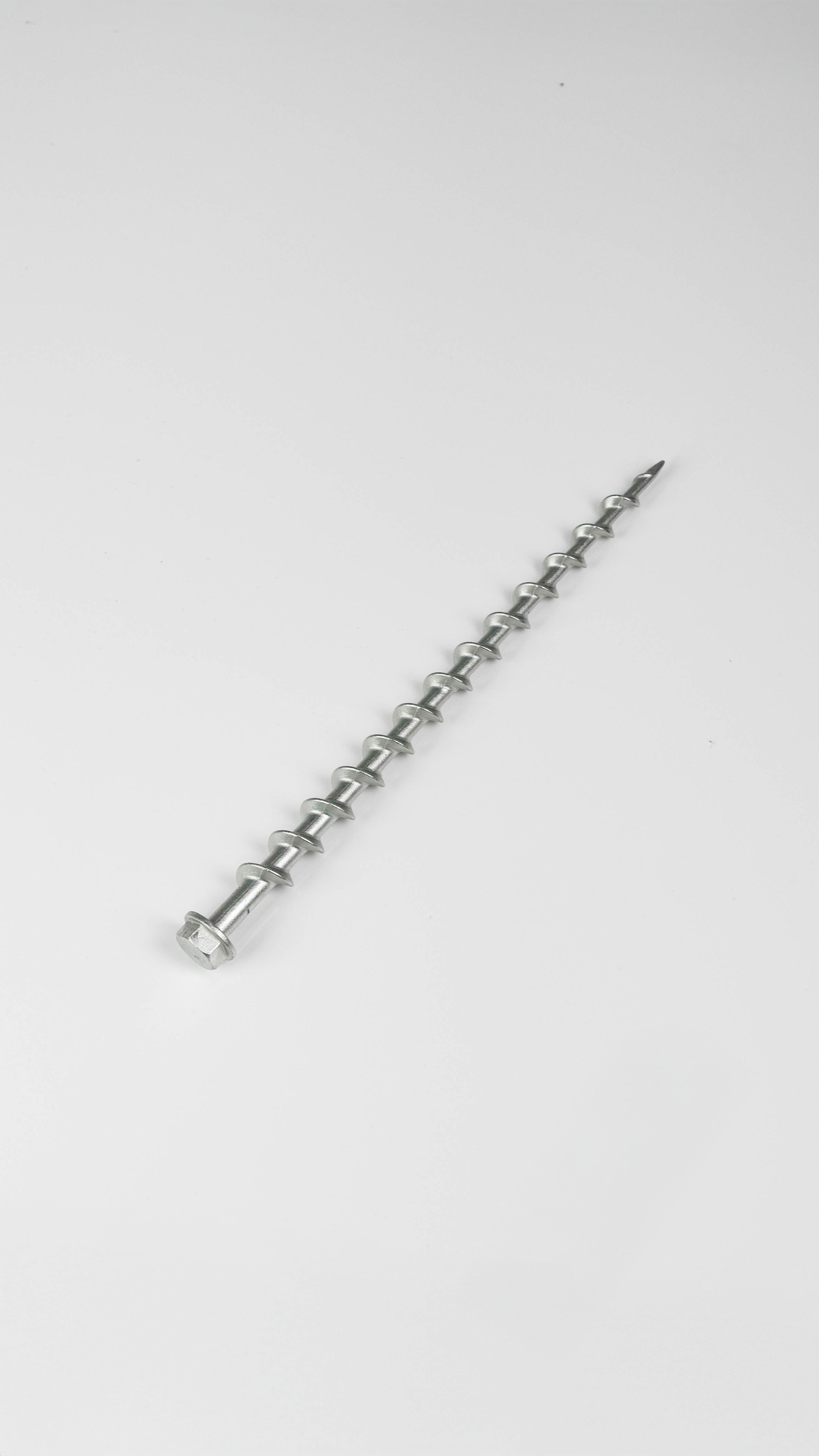 EdgePro FixEdge Ground Screw Anchor, full length view