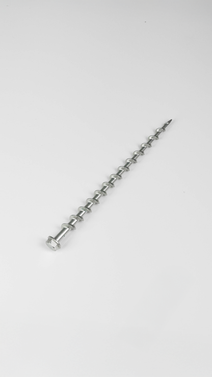 EdgePro FixEdge Ground Screw Anchor, full length view
