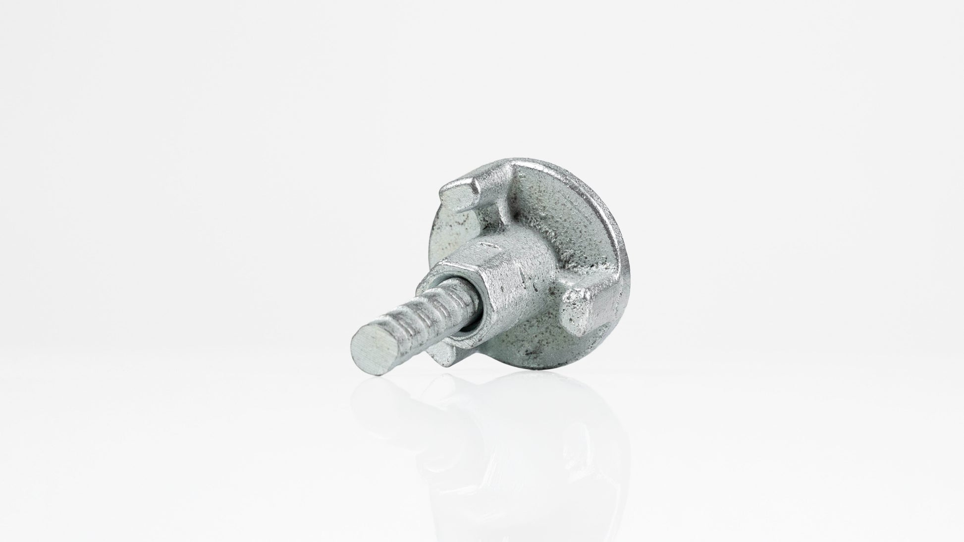 EdgePro FixEdge Z-Bar Locknut, threaded onto Z-Bar, rear view