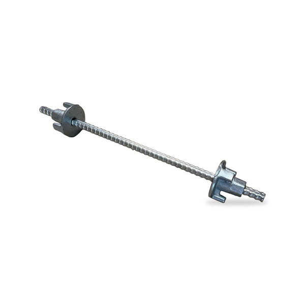 EdgePro FixEdge Z-Bar Locknut on a Z-Bar rod with anchor plate, hero shot