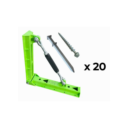 EdgePro FlexEdge 600 + Fixings Trial Pack (20), pack contents