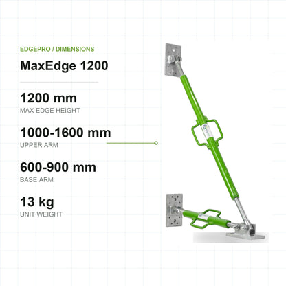 EdgePro MaxEdge 1200, dimensions