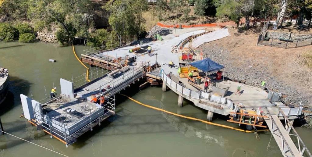 marine pontoon