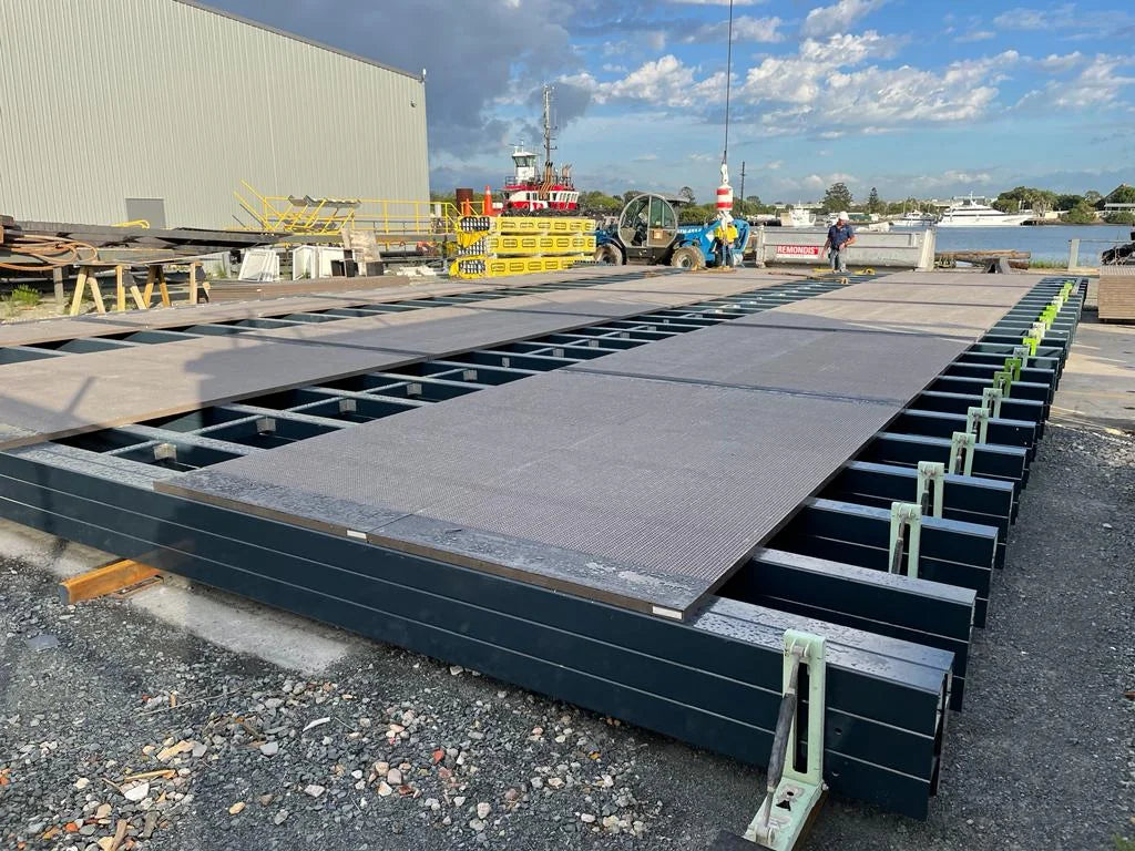 wharf slab panels