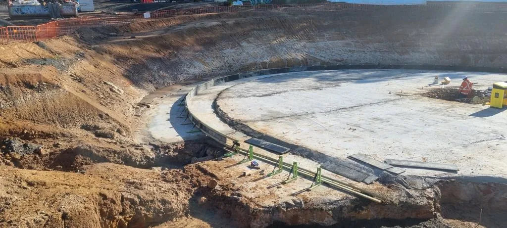Edge Pro formwork system in use on site