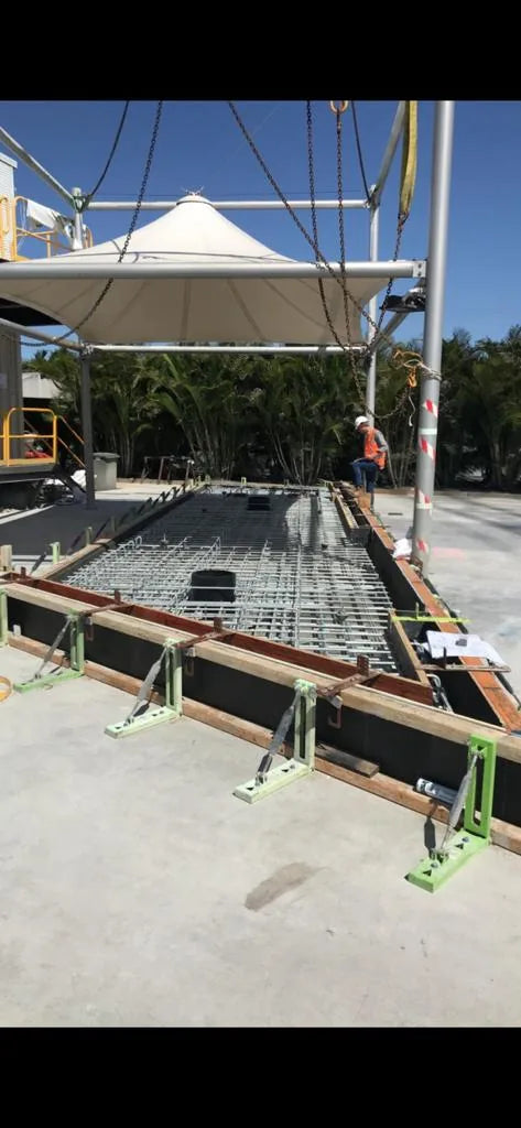 Edge Pro formwork system in use on site