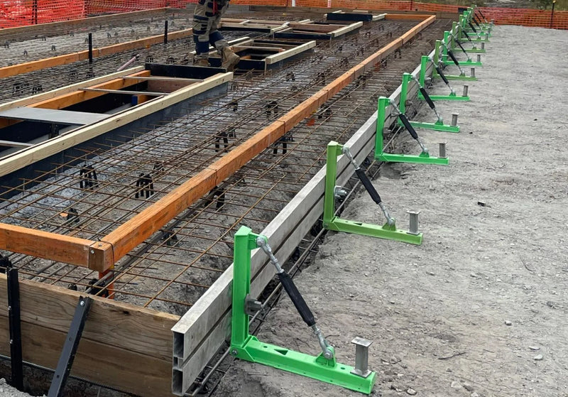Edge Pro formwork system in use on site