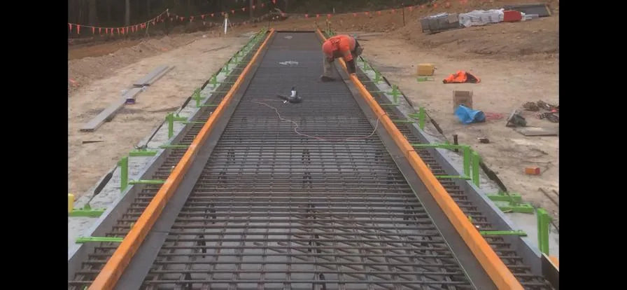 Edge Pro formwork system in use on site