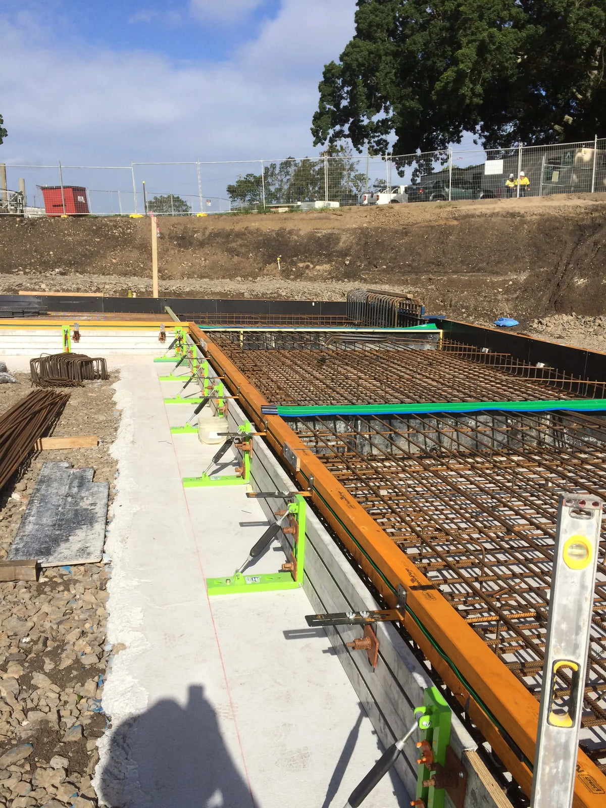 Edge Pro formwork system in use on site