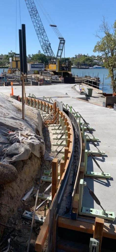 Edge Pro formwork system in use on site