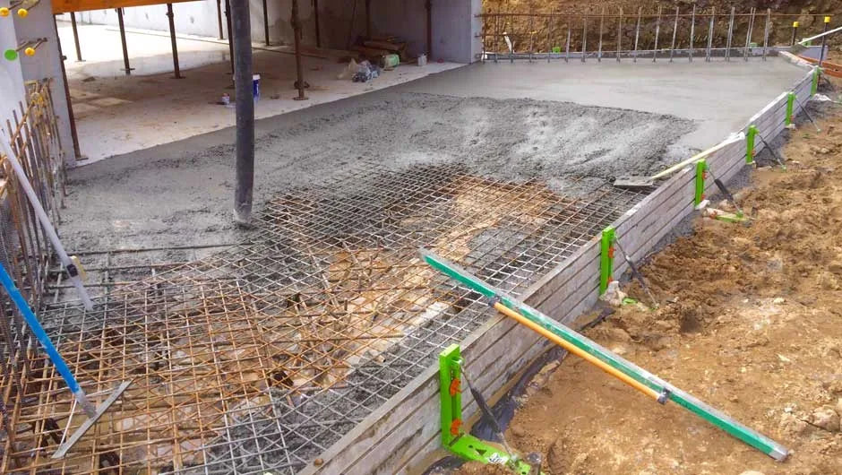 EdgePro formwork system in use on site